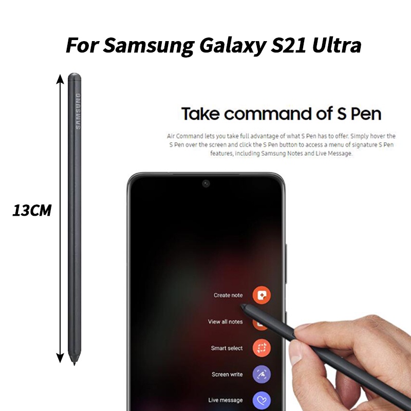 Ốp Lưng Trong Suốt Cho Samsung Galaxy S21 Ultra 5G S PEN S-PEN Stylus SM-G998 EJ-PG998