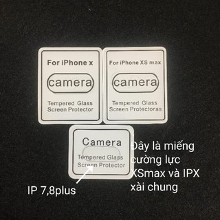 Miếng dán bảo vệ camera mặt sau Ip7plus ipX 11, 11pro,11promax,12,12mini,12pro,12promax