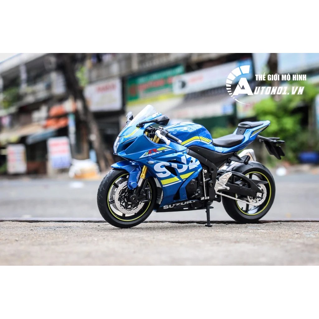 MÔ HÌNH XE SUZUKI GSX-R1000 BLUE 1:12 MSZ 7207