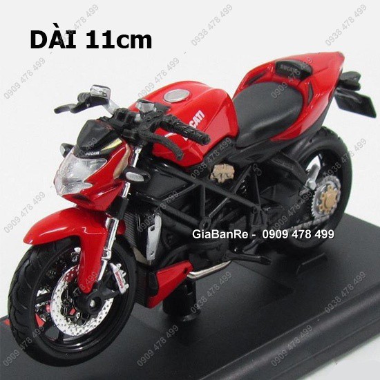 Xe Mô Hình Moto Ducati Street Fighter S Tỉ Lệ 1:18 - Maisto – 8794