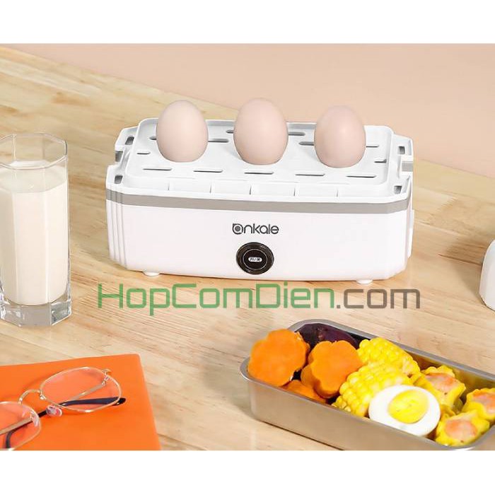 [tặng thìa đũa] Hộp cơm hâm nóng nấu cơm văn phòng 2 khay hút chân không | BigBuy360 - bigbuy360.vn