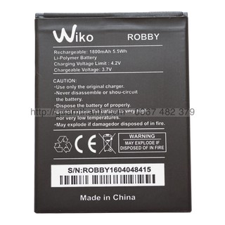 Pin wiko robby 1g và 2g dung lượng 1800mah zin