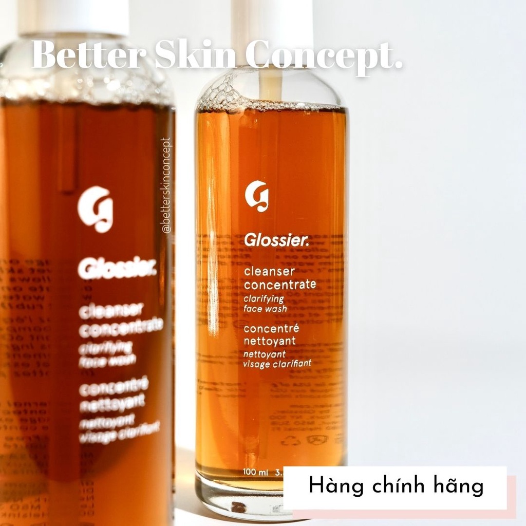 GLOSSIER Cleanser Concentrate - Gel rửa mặt làm sạch sâu cho da dầu
