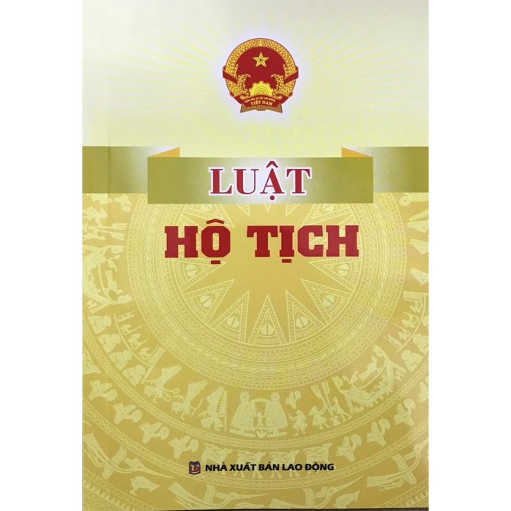 Sách Luật hộ tịch (NXB Lao động)