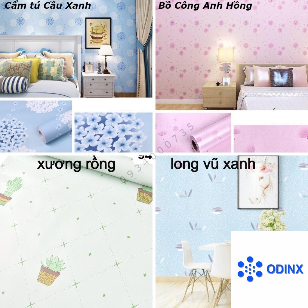 10m x 45cm rộng Giấy dán tường ( có sẵn keo ) - Mẫu hoạt hình ( nhiều mẫu mới )