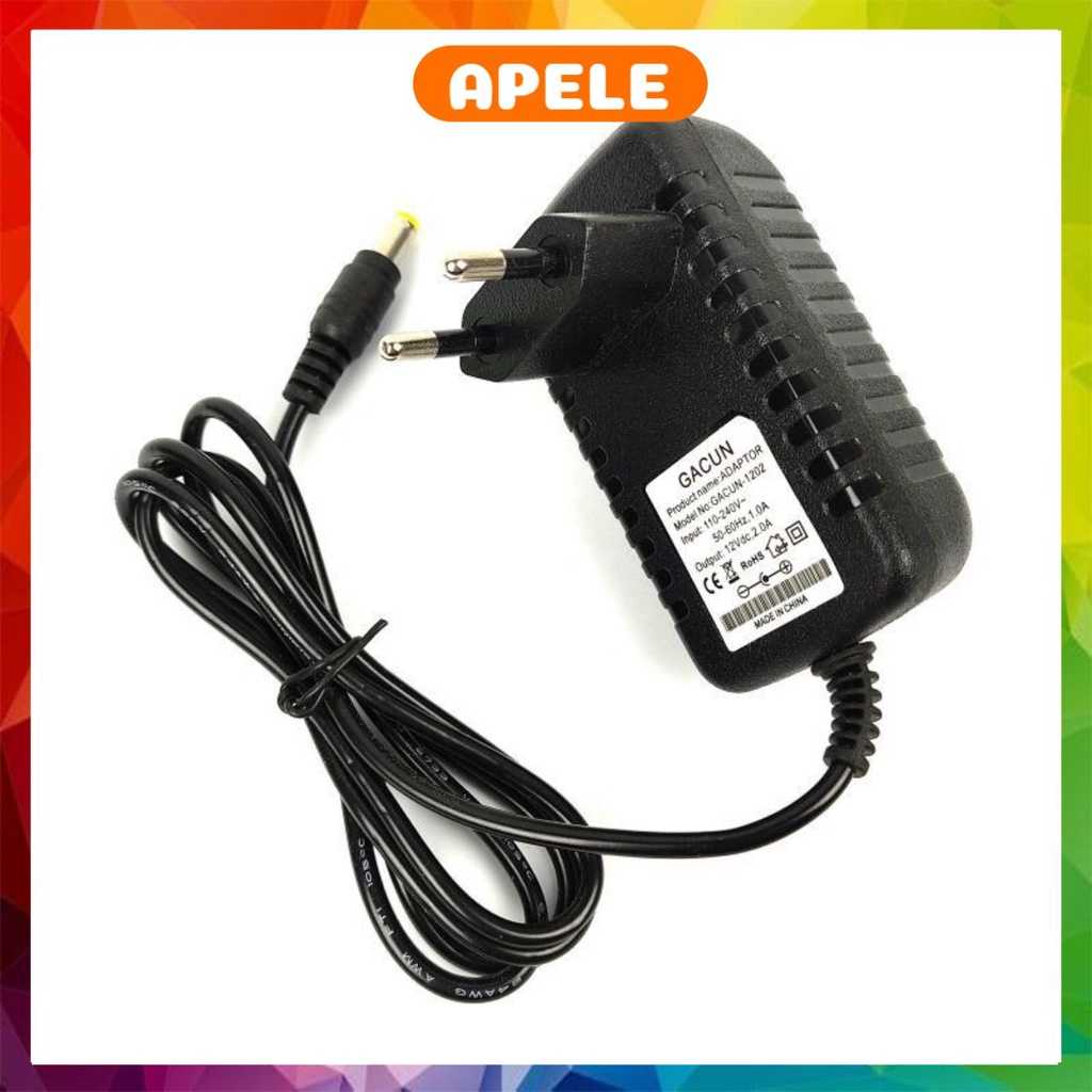 Nguồn Adapter 12v 2a chân thường chân kim hàng chất lượng cao APELE