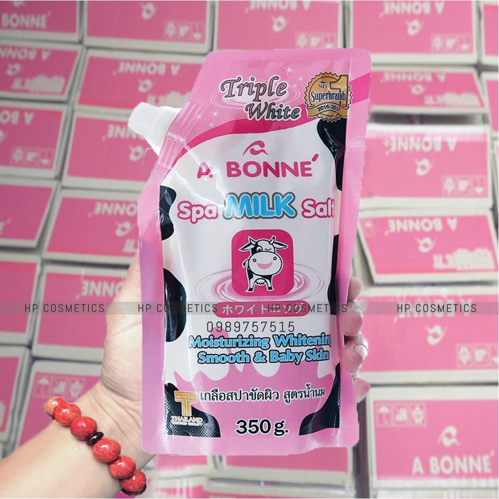 MUỐI TẨY TẾ BÀO CHẾT A BONNE - Spa Milk Salt 300~350g