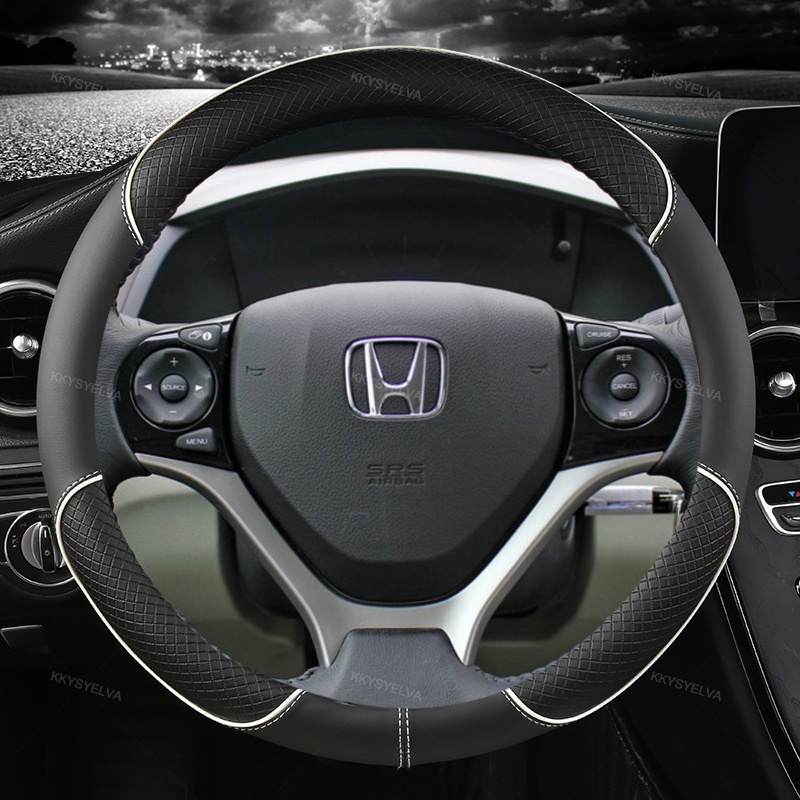 Bao Da Bọc Vô Lăng Xe Hơi 36cm Cho HONDA CIVIC 2004 2006 2007 2008 2009 2012 2013 2014