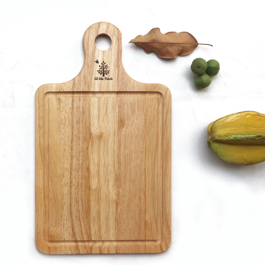 [Mã LIFEMALL03 giảm 15% tối đa 50k đơn 100k] Thớt chữ nhật tay cầm có rãnh Đức Thành 01844 | BigBuy360 - bigbuy360.vn