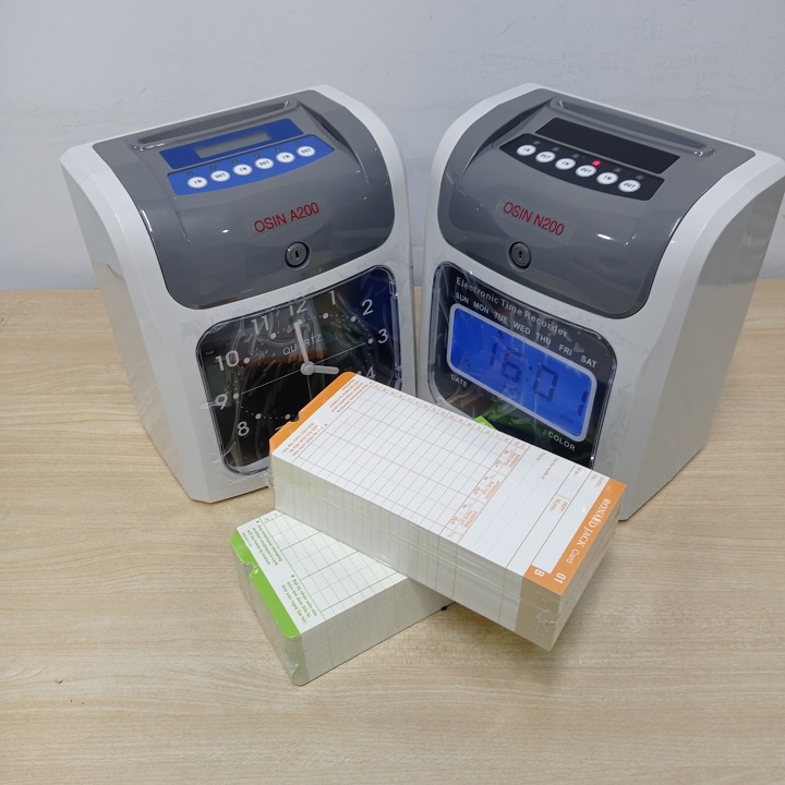 Máy Chấm Công Thẻ Giấy OSIN A200/N200 ( tùy chọn)