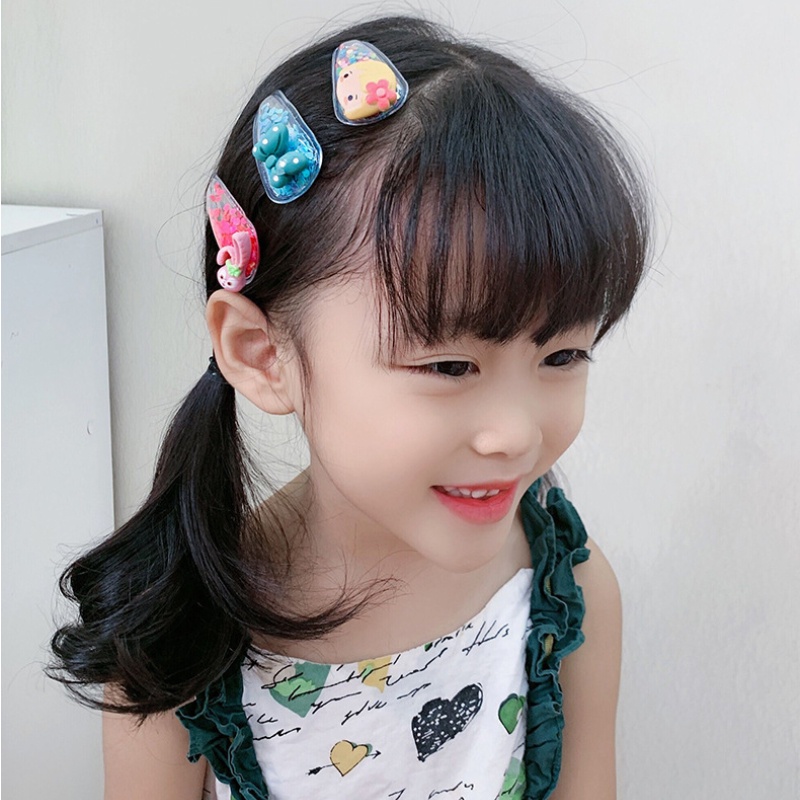Kẹp Tóc Bb Họa Tiết Hoạt Hình Dễ Thương Cho Bé Gái