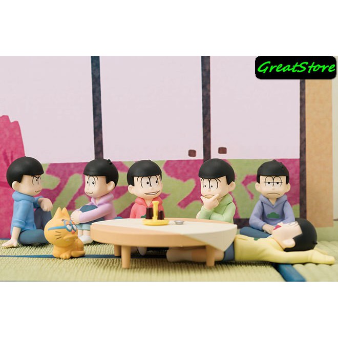 ( HÀNG CÓ SẴN ) Mô hình Gia Đình OSOMATSUSAN KRAMATSU, OSOMATSU, CHIROMATSU, ICHIMATSU, JYUSHIMATSU, TODOMATSU