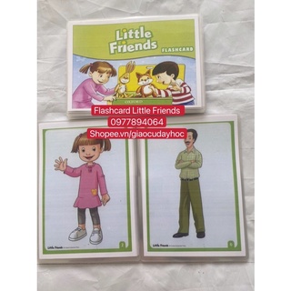 FLASHCARD LITTLE FRIENDS -76 thẻ ép plastic
