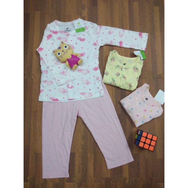 Bộ dài tay lullaby bé gái
