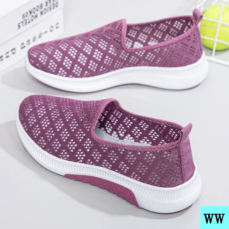 Giày Sandal Đế Mềm Siêu Nhẹ Chống Trượt Thời Trang Mùa Hè Cho Phụ Nữ Trung Niên