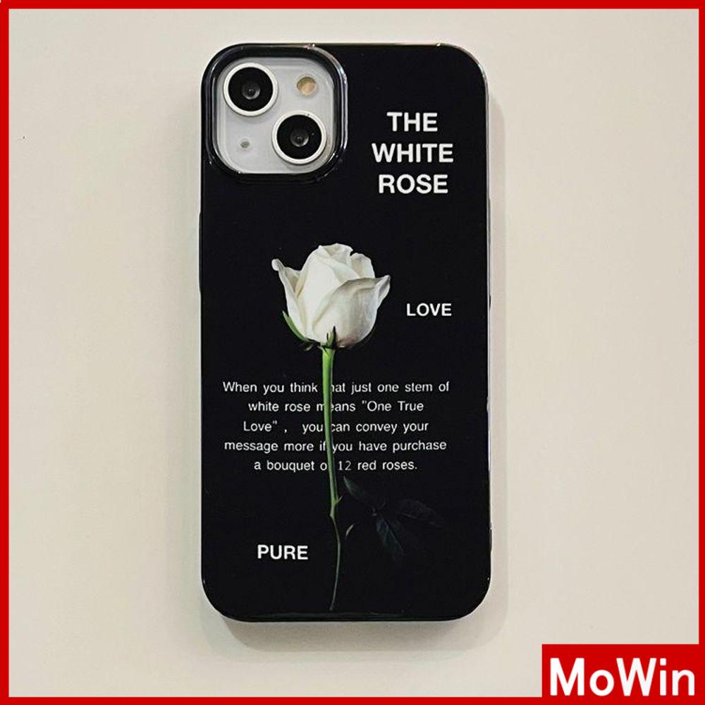 Ốp điện thoại in hoa hồng đen thích hợp cho iPhone 13 Pro max 12 Pro Max 11 Pro max xr xs max 7Plus 7 8 14 Pro Max