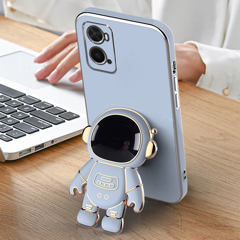 Giá đỡ điện thoại Koosuk hình phi hành gia không gian mạ vàng gấp gọn được tiện lợi