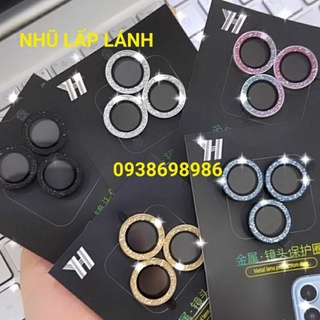 🌸 Bộ Dán camera 🌸 IPhone nhũ và kim tuyến 13 pro max 13 pro 13  11 pro max 12 Pro Max12 Pro,12 12 Mini 11 PRO MAX