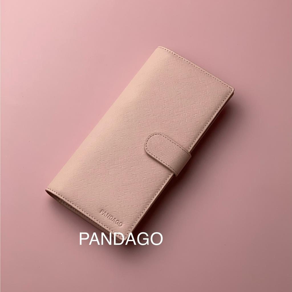 Ví Cầm Tay Nữ Pandago Keva Thời Trang Da Thật Cao Cấp Nhiều Ngăn