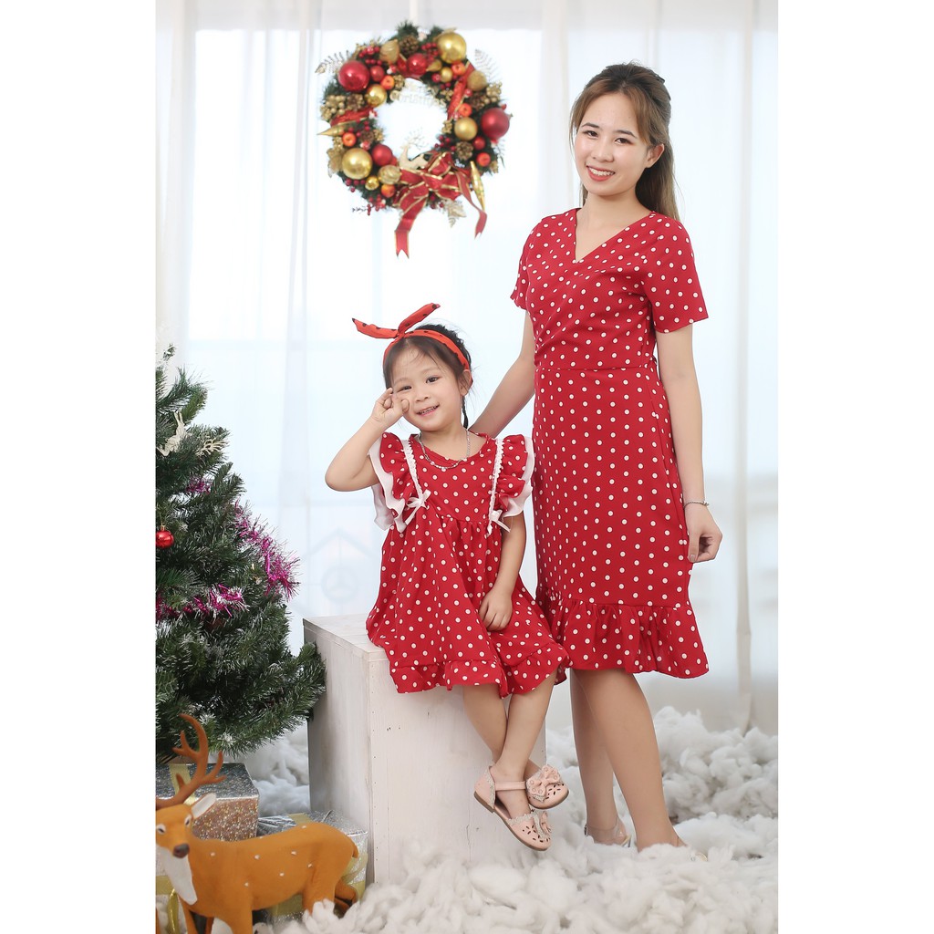 Set Váy, đầm cho Mẹ Và Bé Chất lụa cao cấp, page Xưởng may Bảo An VIP 52