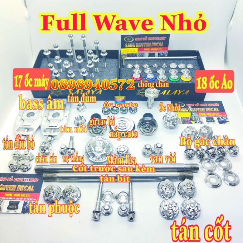 Full ốc salaya xe wave nhỏ