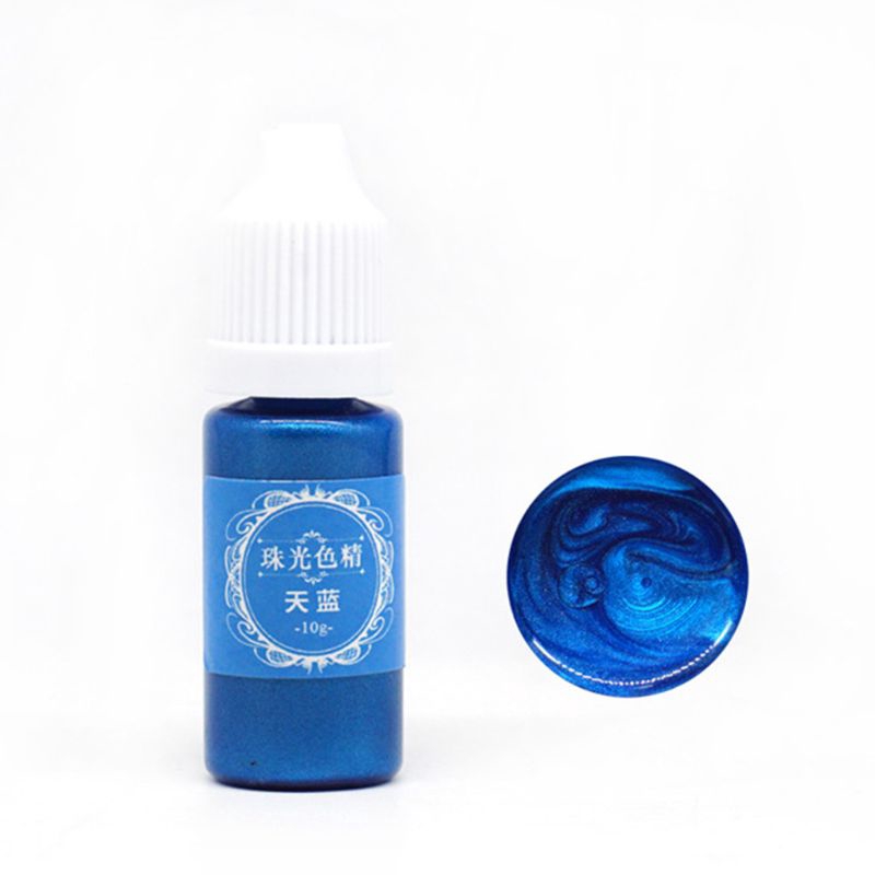Chai resin epoxy nhiều màu ánh ngọc trai làm vật dụng handmade DIY