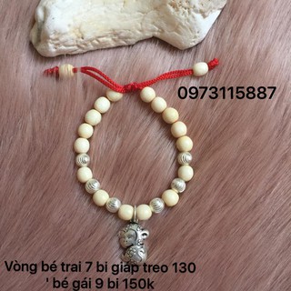 vòng dâu tằm treo con giáp cho bé trai ( đủ 12 con giáp)