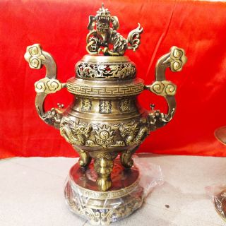 Bộ đỉnh thờ ngũ sự bằng đồng