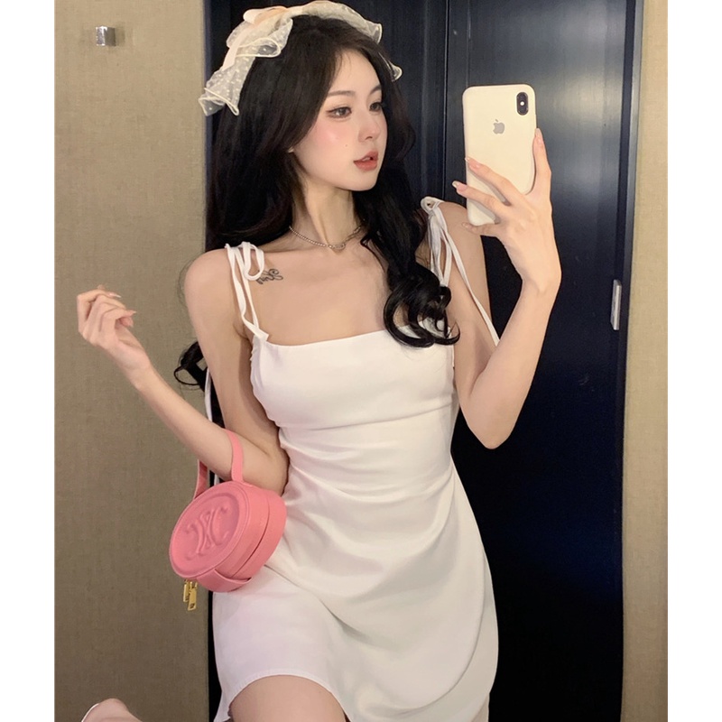 Đầm Sát Nách Cột Dây Thời Trang Mùa Hè Quyến Rũ Cho Phái Nữ