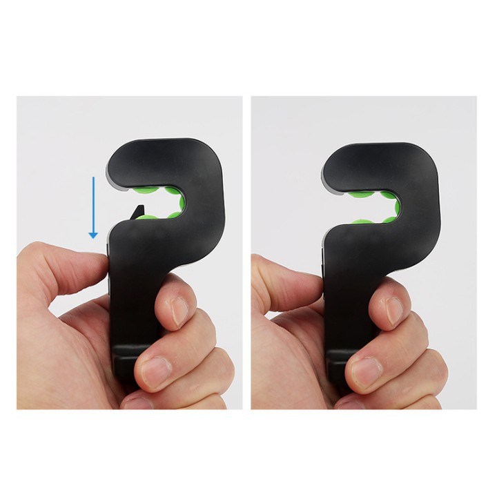 Bộ Móc Treo Đồ Ghế Sau Xe Hơi, Ô Tô - 2 màu: Đen và Ghi - Mã: DCMC-01