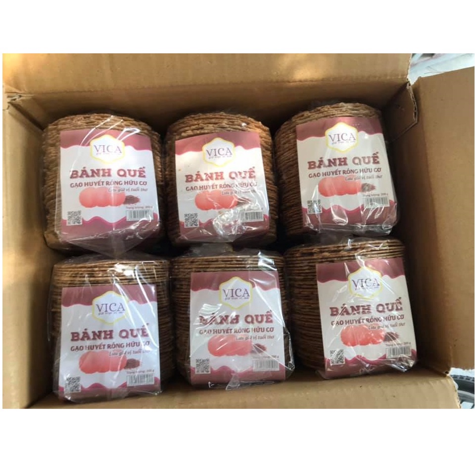 Bánh quế gạo lứt huyết rồng VICA giữ trọn vị tuổi thơ