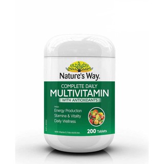 VITAMIN TỔNG HỢP rau củ và tảo biển của ÚC Multivitamin 200viên Nature’s way