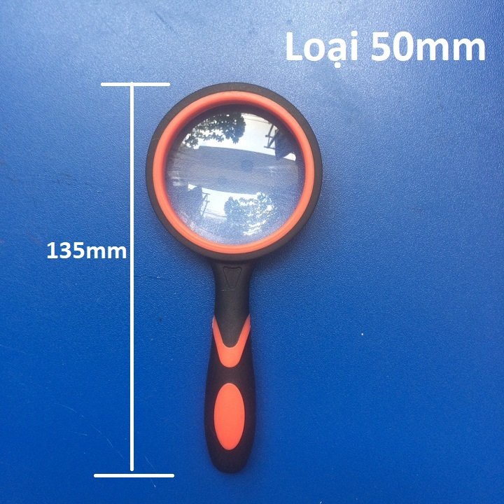 KÍNH LÚP CẦM TAY CÁN NHỰA ĐÚC CHẮC CHẮN có nhiều kích cỡ 50mm,65mm,75mm,100mm - 539.922.923.924