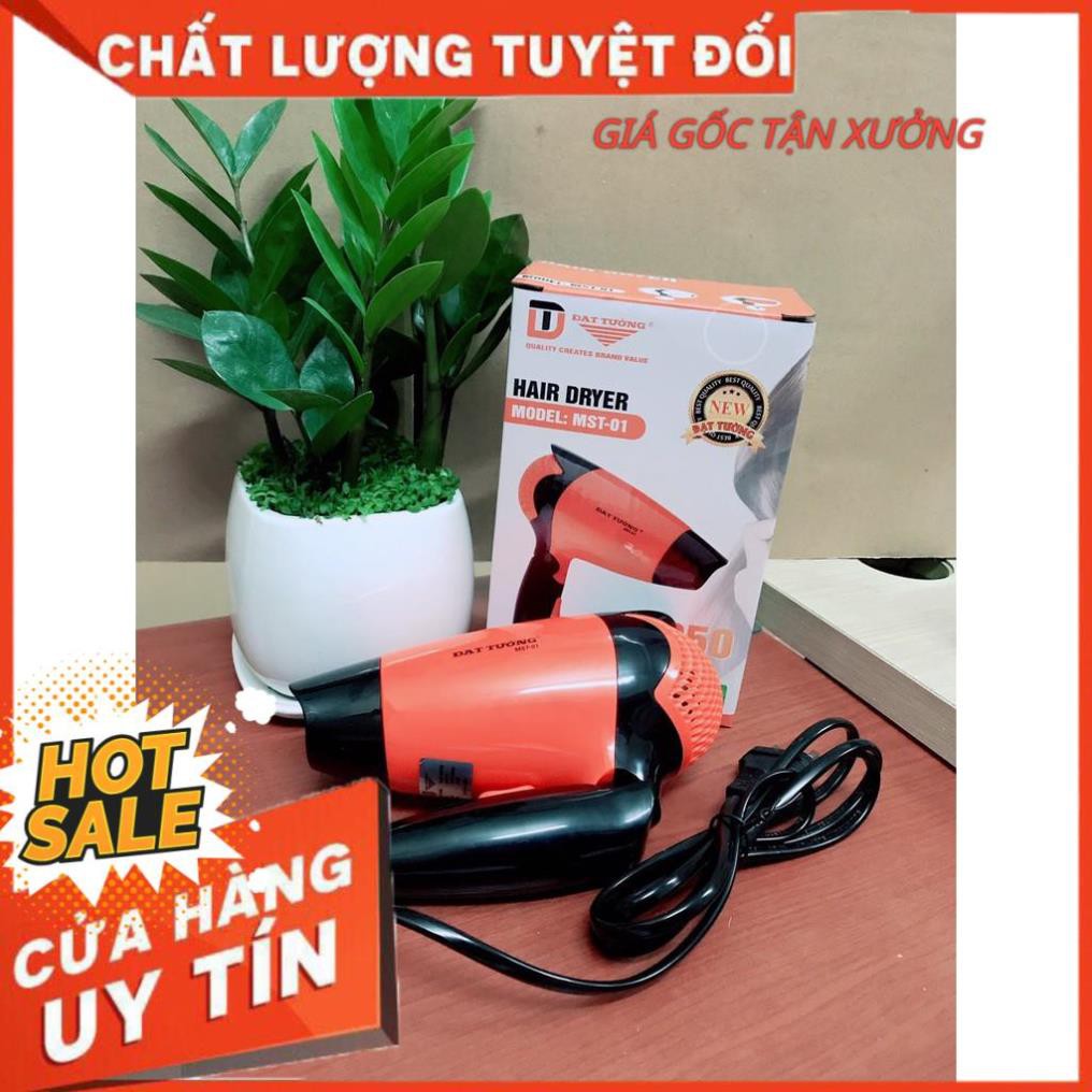 [BH 12 tháng] Máy sấy tóc mini gấp gọn 2 chế độ Đạt Tường model MST-01 kiểu dáng thời trang công suất 350W