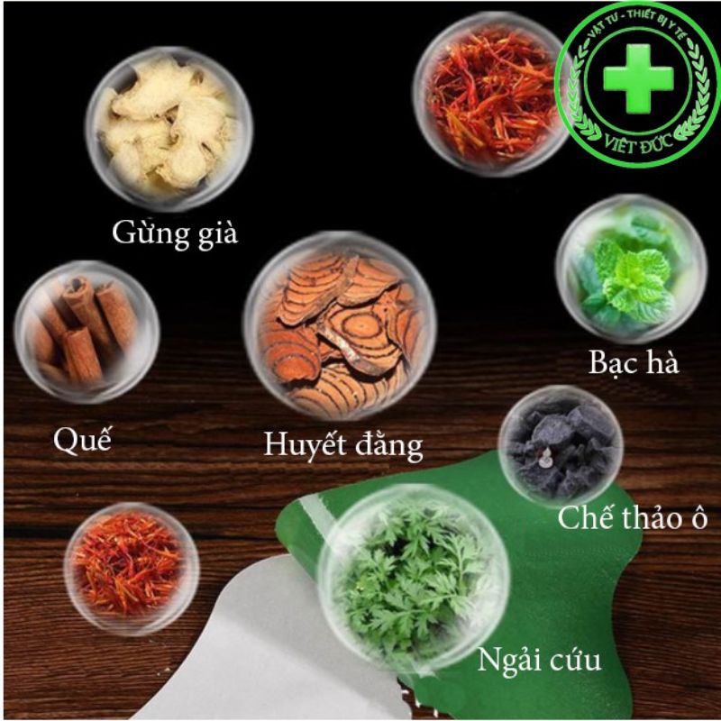 Hộp 12 Miếng Dán Ngải Cứu Đầu Gối Giảm Đau đầu  gối .Giảm đau do viêm khớp