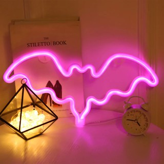 ĐÈN NEON DƠI HỒNG ĐỘC ĐÁO TRANG TRÍ TREO TƯỜNG