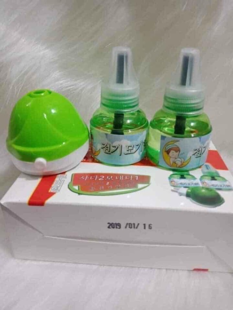 Máy xông tinh dầu đuổi muỗi hàn quốc - TẶNG KÈM 2 TINH DẦU