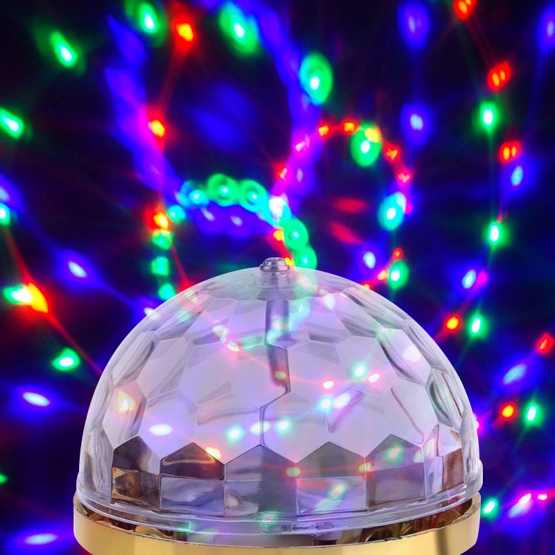 E27 Disco Sân Khấu Bóng 6 W Pha Lê Xoay Bi Ma Thuật Rgb Led Sân Khấu Bóng Đèn Cho Câu Lạc Bộ Disco Đảng Dj giáng Sinh Thanh Tác Dụng Truing1
