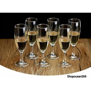 Bộ 6 ly thủy tinh Ocean CLASSIC FLUTECHAMP 185ml-1501F07