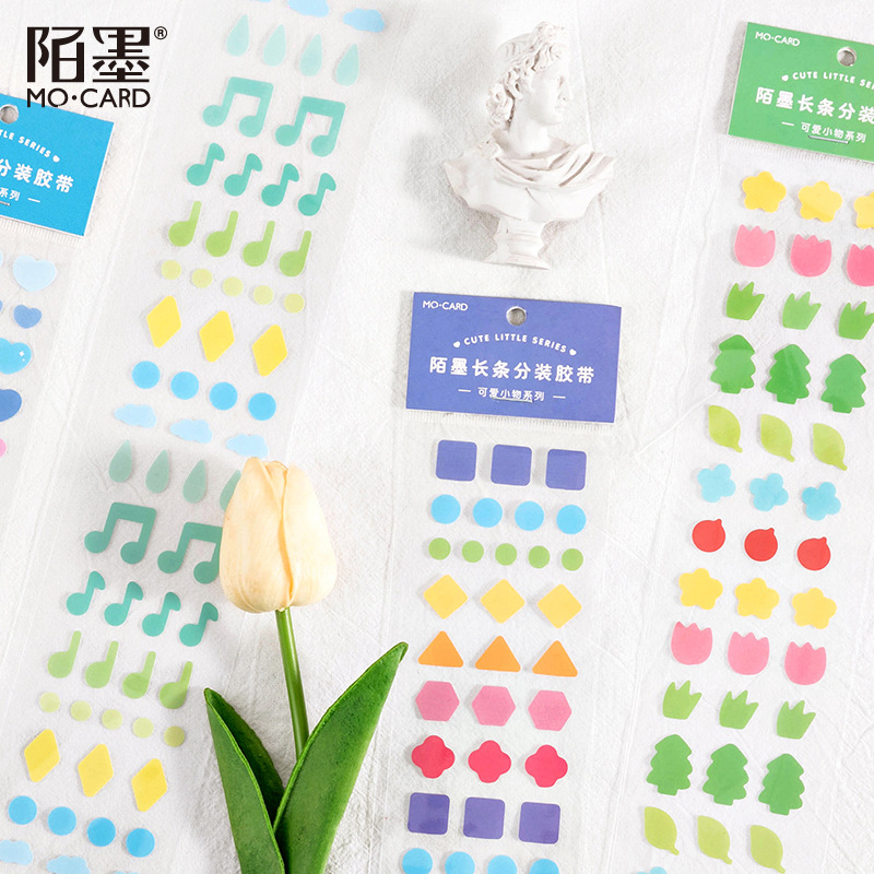 Cuộn Băng Dính Washi In Họa Tiết Đáng Yêu Trang Trí