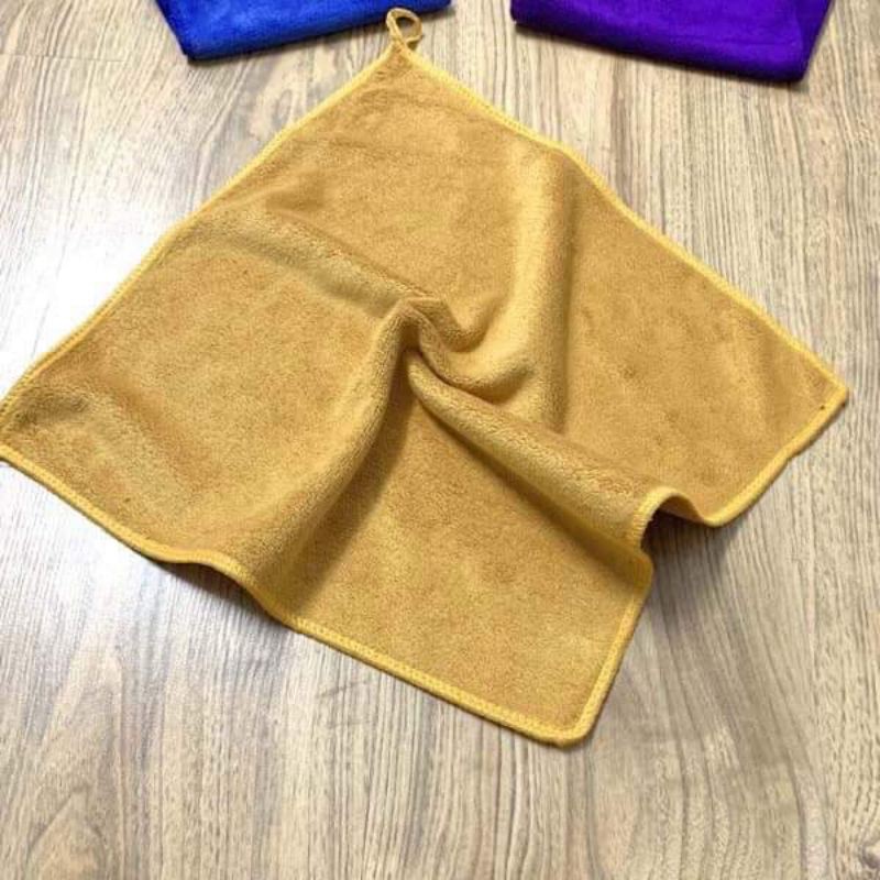 Bán sỉ 10 khăn lau đa năng có móc treo 30x30 cm