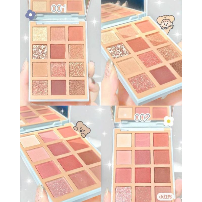 Bảng mắt Tutu Aroma Multicolored Blue Eyeshadow