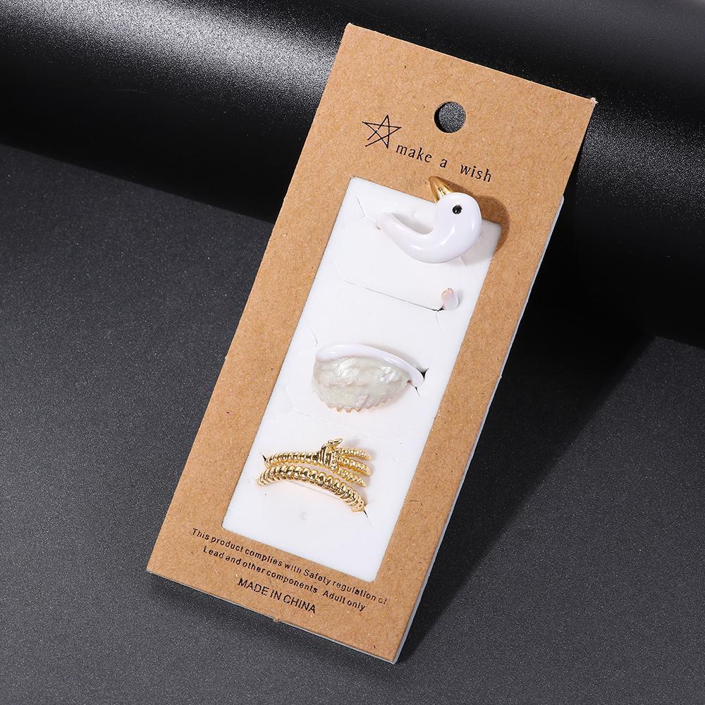 Nhẫn Thời Trang Hình Mèo Dễ Thương Cho Nam &amp; Nữ