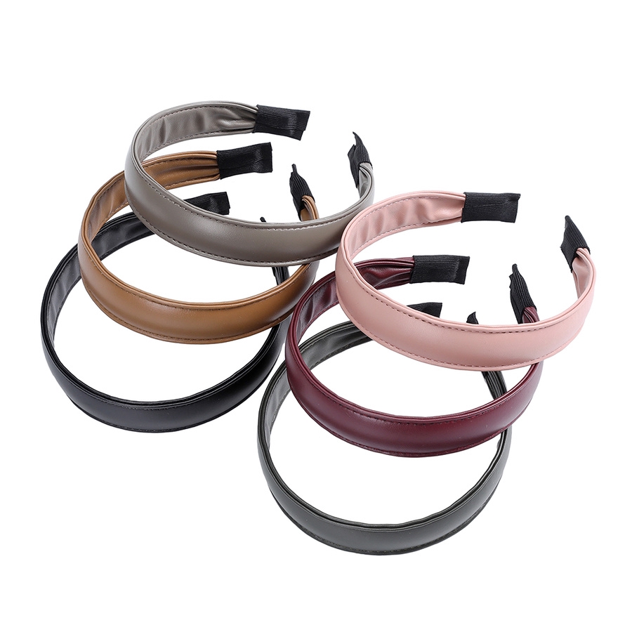 Cài tóc phong cách Hàn Quốc bọc da PU xinh xắn cho nữ