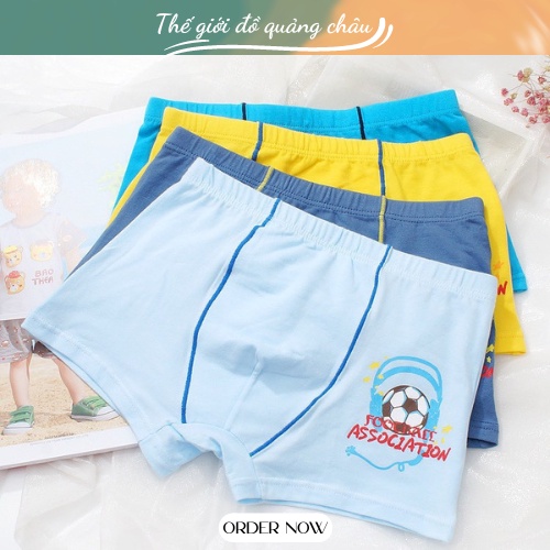 Sét 4 Chiếc Quần Sịp Trẻ Em Chất COTTON Hàng Quảng Châu Cao Cấp (QC21)