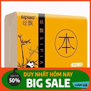   HOT  GIẤY ĂN GẤU TRÚC SIPIAO  YCOOL  ❤️ Deal 1k ❤️ Chất Liệu Từ Sợ Tre Gấu Trúc - Không Tẩy Trắng - Siêu Dai  QUÀ TẶNG 