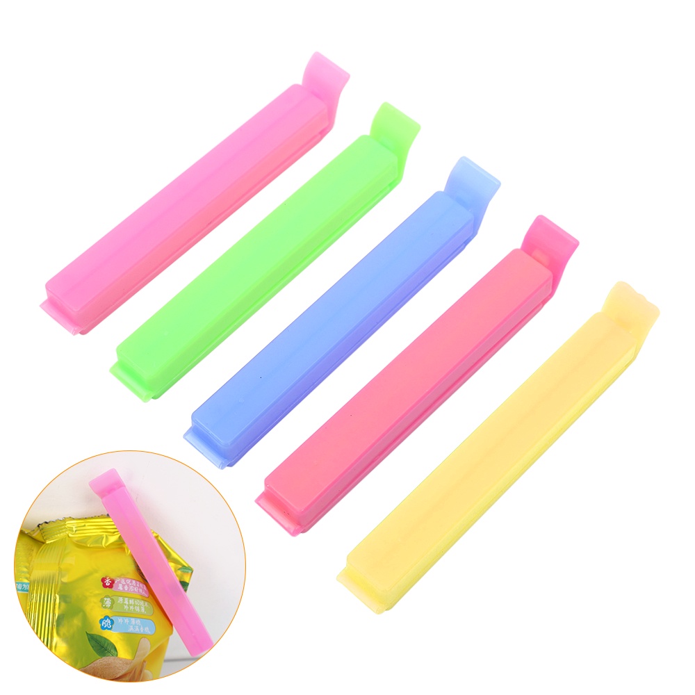 1 Kẹp Miệng Túi Thực Phẩm 11cm Màu Sắc Ngẫu Nhiên
