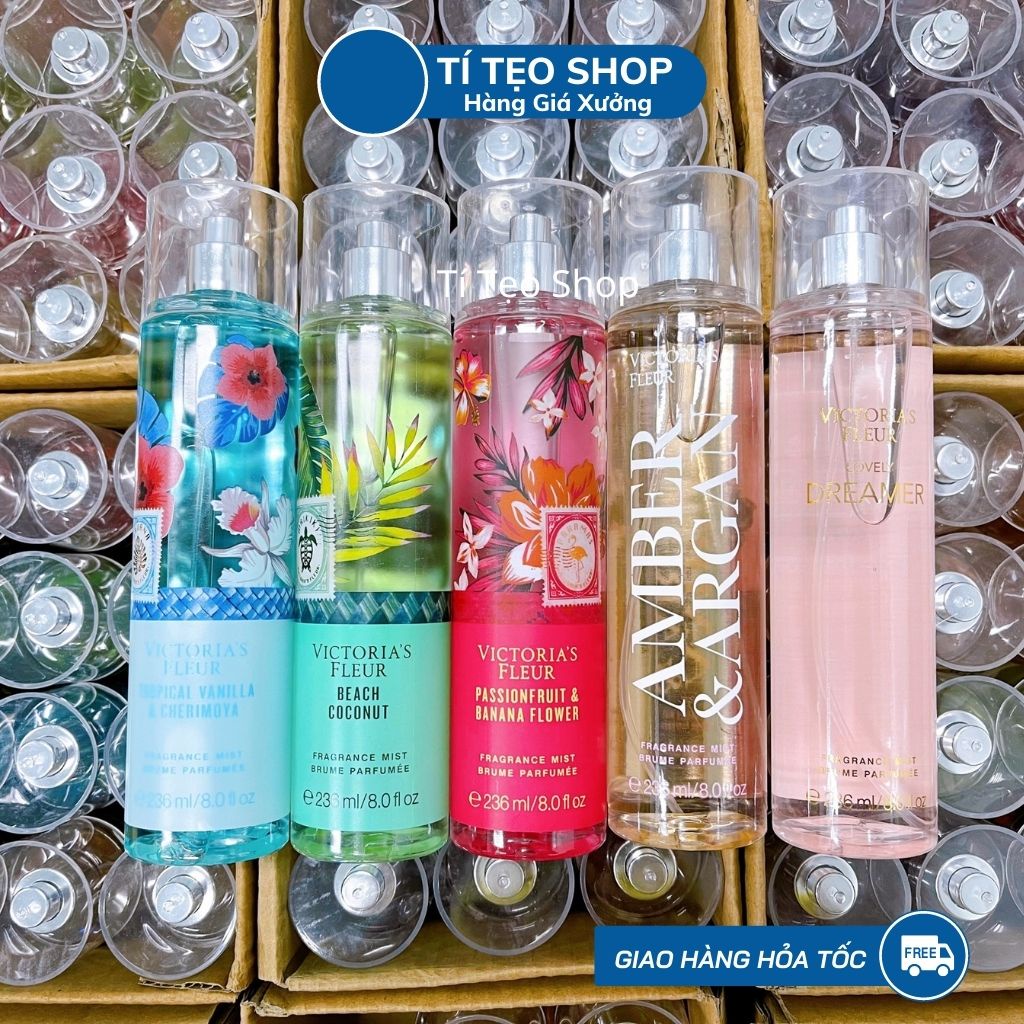 Xịt Thơm Nước Hoa Body Mist Victoria's Fleur 236ML