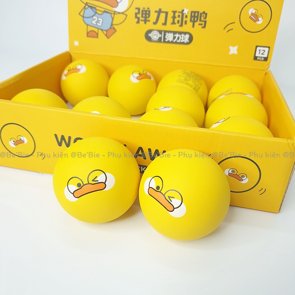 Bóng tennis hình vịt vàng xinh xinh xả stress Nomo Duck BeBie - BP547