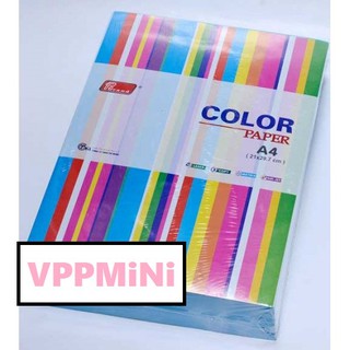 Giấy Photo A4 trộn 5 màu 80gsm - 100 tờ - 250 tờ